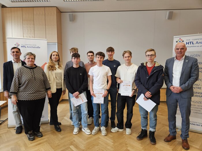 Ehrung der Preisträgerinnen und Preisträger der Entrepreneurship-Week 2025 – HTL Anichstraße